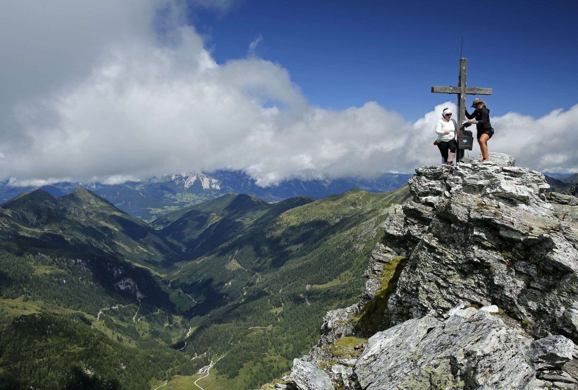 Gipfelbild von der Steirischen Kalkspitze