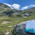 Giglsachseehütte mit dem Steirischen Kalkspitz